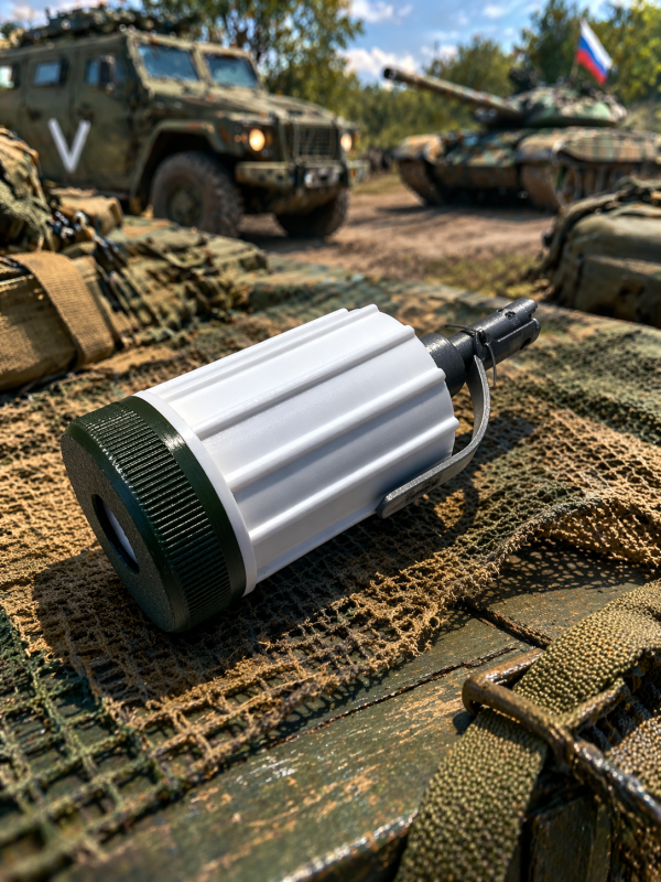 Макет ручной газовой гранаты К-51 (разборный)