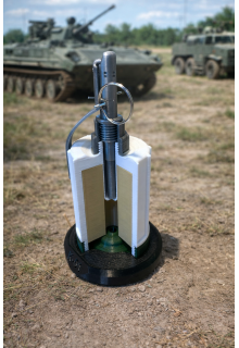 Макет пластиковый ручной газовой гранаты К-51 (в разрезе)