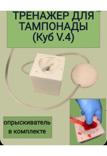Тренажер учебный для тампонады Куб v.4