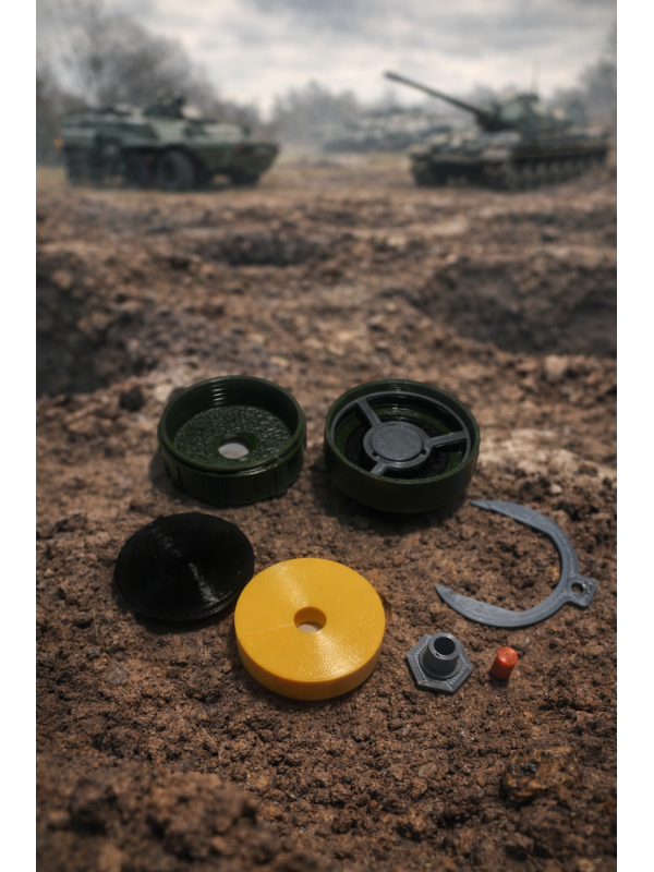Пластиковый макет мины М-14 (РАЗБОРНЫЙ)
