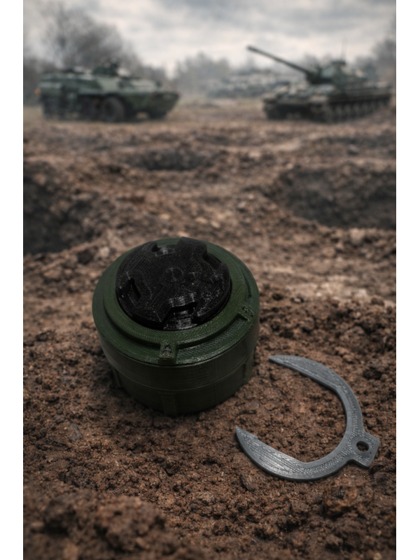 Пластиковый макет мины М-14 (РАЗБОРНЫЙ)