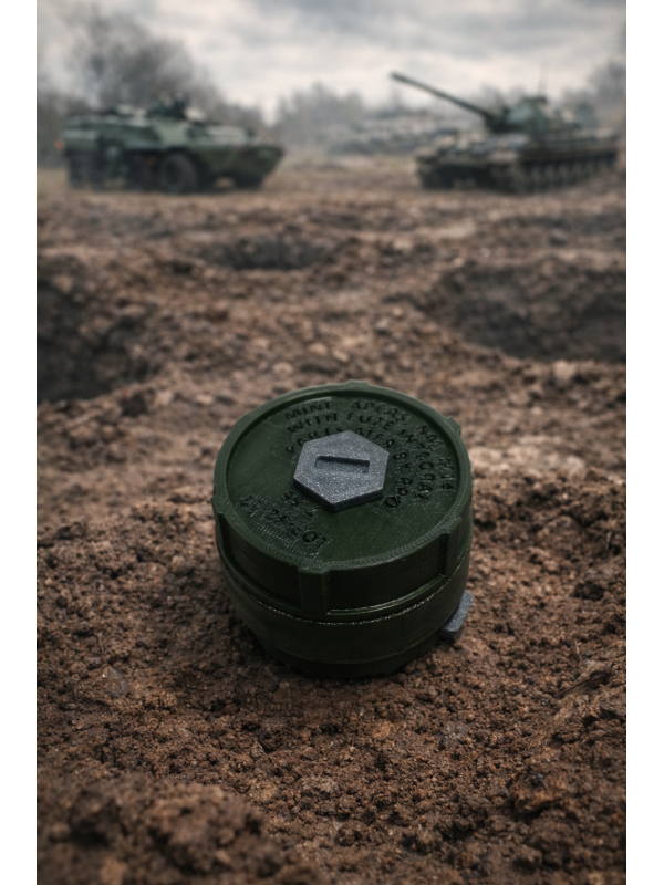 Пластиковый макет мины М-14 (РАЗБОРНЫЙ)