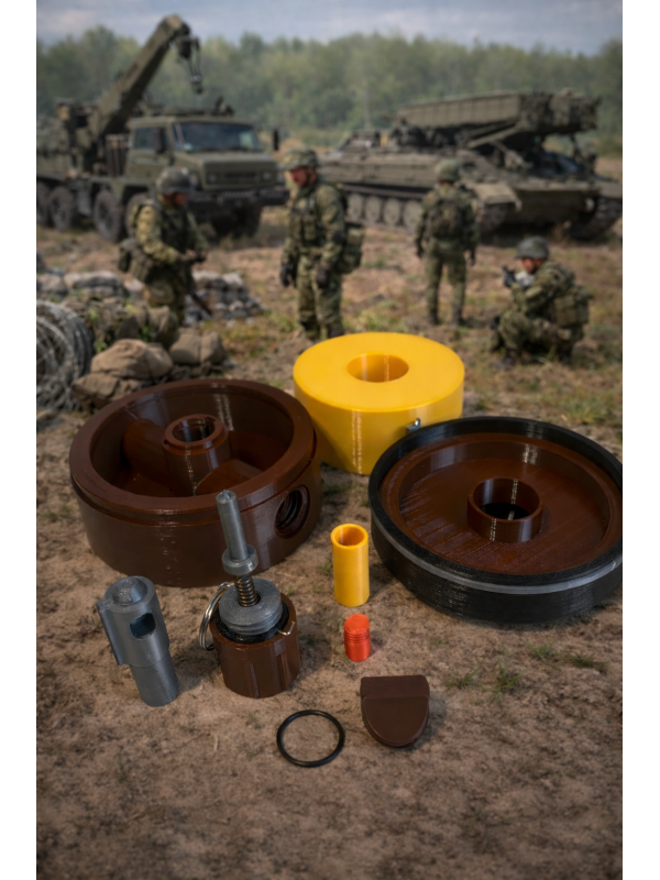 Макет пластиковый мины МС-3 (разборный)