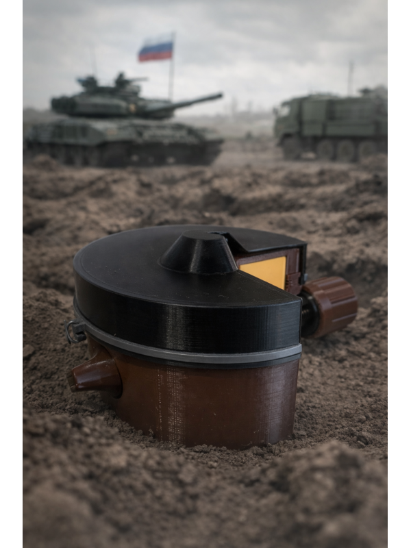Макет пластиковый мины МС-3 (в разрезе)