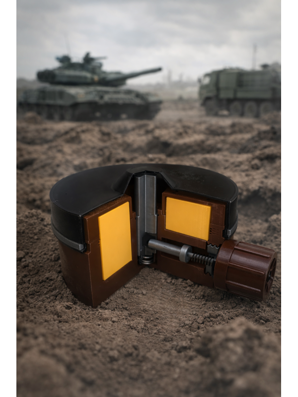 Макет пластиковый мины МС-3 (в разрезе)
