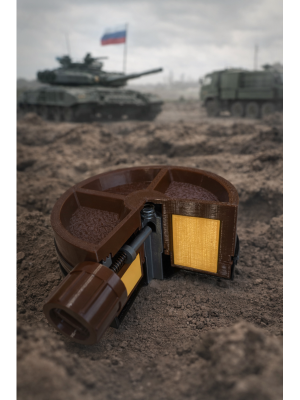 Макет пластиковый мины МС-3 (в разрезе)