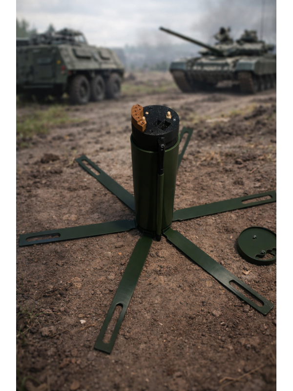 Пластиковый макет мины ПОМ-3 (РАЗБОРНЫЙ)