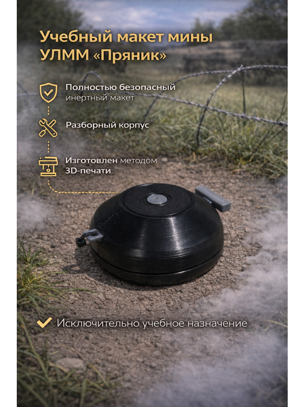Макет пластиковый мины "Пряник" (разборный)